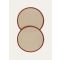 Loro Piana - Saint Barth Round (2pcs), Borioso/Kasha, Size: NR