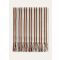 Loro Piana - Beach Towel Vintage Oxford Stripe Cotton, Sand/Deep Ocean/Chili/Antique Gold, Size: NR
