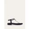 Loro Piana - Mindil Infra Flat Sandal Suede, Woman, Navy Blue, Size: 38,5