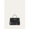 Loro Piana - Loom L25 Rounded Leather, Woman, Black/Sun Gold, Size: NR