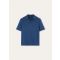 Loro Piana - Mazzorbo Polo Buttonless Silk Cotton Rib, Man, Blue Navy/Onyx, Size: XS