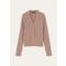 Loro Piana - Baby Cash Light Treccia Cardigan Sweater Gg 7, Woman, Jelly Mash, Size: 40