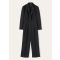 Loro Piana - Sabine Rompers Barathea, Woman, Black, Size: 40