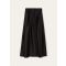 Loro Piana - Aishia Skirt Satin Mireille, Woman, Black, Size: 42