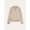 Loro Piana - Cocooning Ls Polo Sweatshirt Raw Cash Fleece, Woman, Demy Brown Natural, Size: XS
