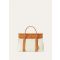 Loro Piana - Loom L32 Fine Grained Leather Double Color, Woman, Whisper White/Wheat Bran/Sun Gold, Size: NR