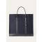 Loro Piana - Beam Tote Large Melton Cash Rounded Calf, Man, Blue Navy/Black/Gun Metal, Size: NR