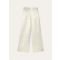 Loro Piana - Dresden Trousers Light Matelasse', Woman, Silvery White, Size: 36