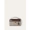 Loro Piana - Extra Bag L27 Pecora Nera Chevron Saddle Leather, Woman, Natural Brown/Dark Chocolate Licorice/Sun Gold, Size: NR