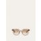 Loro Piana - Spagna Sunglasses, Transparent Nude Gradient Brown Gold, Size: NR
