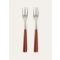 Loro Piana - Fork Set, Mahogany, Size: NR