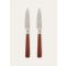 Loro Piana - Set Of Knives, Mahogany, Size: NR