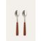 Loro Piana - Set Of Little Spoons, Mahogany, Size: NR