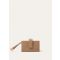 Loro Piana - Extra 5 Gusset Cardholder Linen Calf, Woman, Light Mastic/Sun Gold, Size: NR