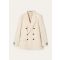 Loro Piana - Milano Db Jacket Antigua, Woman, Clear Oyster, Size: 38