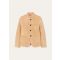 Loro Piana - Spagna Mini Sb Jacket Bonded Suede, Woman, Soft Sandstone, Size: 38