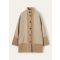 Loro Piana - Tian Coat Broken Twill Cash - Linen Panama Rain, Woman, Lark Sparrow/Desert Rose, Size: 38