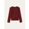 Loro Piana - Rossana Shirt Light Shantung, Woman, Deep Maroon, Size: 44