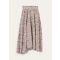 Loro Piana - Jaya Skirt Riserva San Nicolo' Twill Summer, Woman, Chalk/Graphite Powder/Dahlia, Size: 40