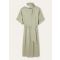 Loro Piana - Caren Dress Double Satin, Woman, Green Fluorite, Size: 38