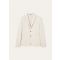 Loro Piana - Sweater Notch Sb Jacket Linen Wool Pique, Man, Tender Wall, Size: 58