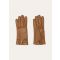 Loro Piana - Nora Charm Gloves Plonge, Woman, Pine Nuts, Size: M
