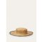 Loro Piana - Artemisia Hat Argyle Rafia, Woman, Amber Straw, Size: S
