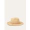 Loro Piana - Sergio Hat Bicolor Suitcase Stripe Ribbon Straw20, Woman, Renkon Beige/Birch Ribbon, Size: M