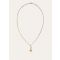 Loro Piana - Linen Flower Bud Necklace Brass, Woman, Jewel Sun Gold, Size: NR