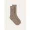 Loro Piana - Baby Cash Light Treccia Socks Gg 15, Man, Grinded Coffee, Size: M