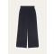 Loro Piana - Baby Coste Trousers Baby Cash Gg 12, Woman, Navy Blue, Size: 40