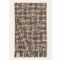 Loro Piana - Sciarpa Cash Seta Check Polip, Woman, Cigar Brown/Anthracite/Bone, Size: NR