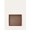 Loro Piana - The Woven Stripe Intarsia Tray L, Natural Mahogany/Dark Chocolate, Size: NR