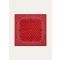 Loro Piana - Loro Piana Fiore Di Lino Bandana Foulard 60 Wool, Woman, Cranberry Red/White, Size: NR