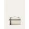 Loro Piana - Extra Pouch L29 Natural Canvas/rounded Leather, Man, Natural-Stonehenge/Antique Silver, Size: NR