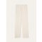 Loro Piana - Britton Trousers New Summer Twill, Woman, Clear Oyster, Size: 42