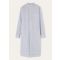 Loro Piana - Catlin Dress Devon Stripe, Woman, White Blue Stripes, Size: 46