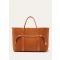 Loro Piana - Ghiera Shopper Large Grained Nubuck/rounded Lth, Woman, Bon Ton Brown/Sun Gold, Size: NR