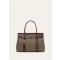 Loro Piana - Loom L37 Mouline' Tweed/rounded Leather, Woman, Heatered Brown/Dark Chocolate/Licorice/Sun Gold, Size: NR