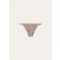 Loro Piana - Bikini Bottom Side Lock Riserva San Nicolo', Woman, Chalk/Graphite Powder/Dahlia, Size: 40