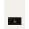 Loro Piana - Extra Pochette Glazed Alligator, Woman, Black/Sun Gold, Size: NR