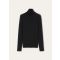 Loro Piana - Mutisia Turtleneck Sweater Wool Gg 18, Woman, Black, Size: M