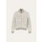 Loro Piana - Paroo Bomber Sweater Cash Silk Gg 3, Woman, White/Beige, Size: S