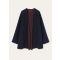 Loro Piana - Murray Sb Coat Only Double Bicolor, Woman, Navy Blue, Size: 40