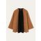 Loro Piana - Murray Sb Coat Double Vicuna Baby Cash, Woman, Natural Dark Vicuna/Black, Size: 44