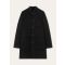 Loro Piana - Spagna Long Sb Coat Baby Cash Double, Woman, Black, Size: 40