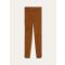 Loro Piana - Sibur Trousers Suede Stretch, Woman, Dark Brandy, Size: 42