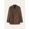 Loro Piana - International Db Jacket Tasmanian, Woman, Tawny Bark, Size: 36