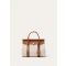 Loro Piana - Loom L25 Basket Cotton/rounded Leather, Woman, Nougat/Warm Tan/Sun Gold, Size: NR