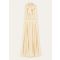 Loro Piana - Nena Dress Plumetis, Woman, Creamy Vanilla, Size: 36